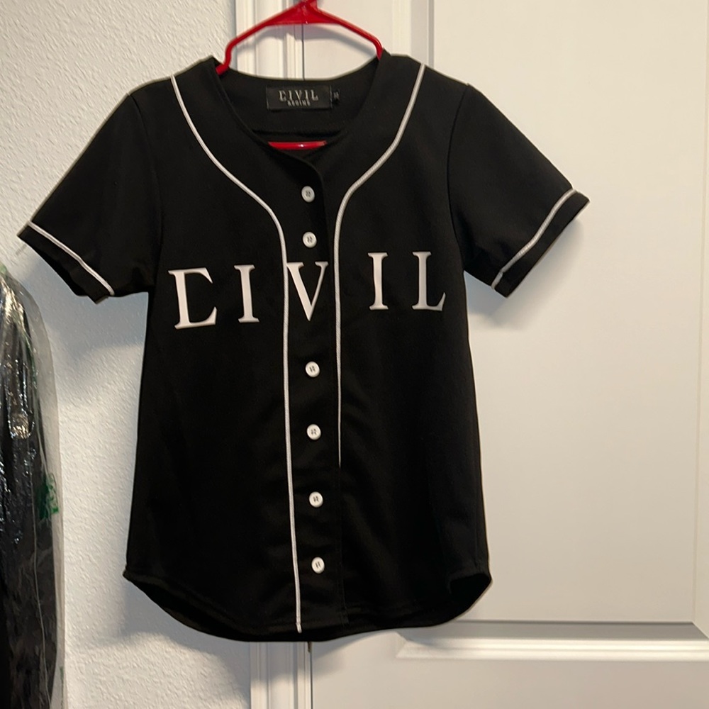 Civil regime baseball jersey xs